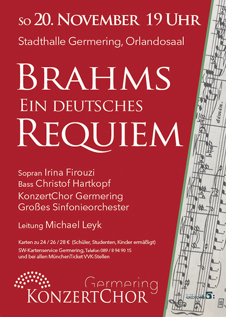 Flyer Brahms Requiem