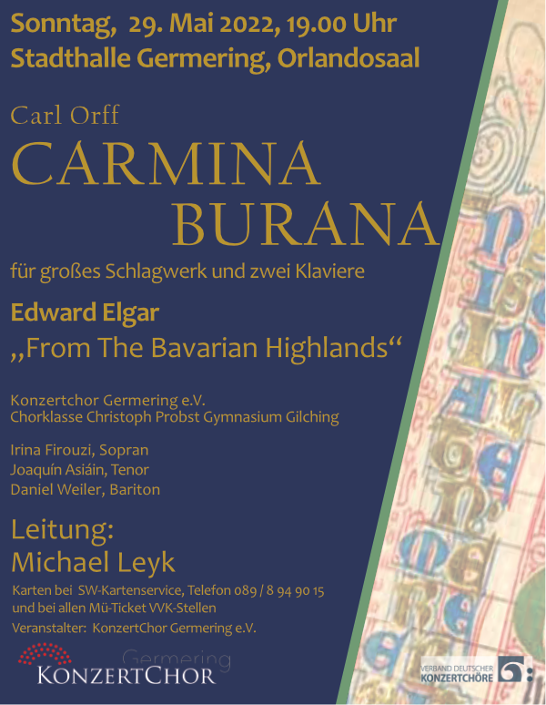 Plakat Carmina Burana 2016